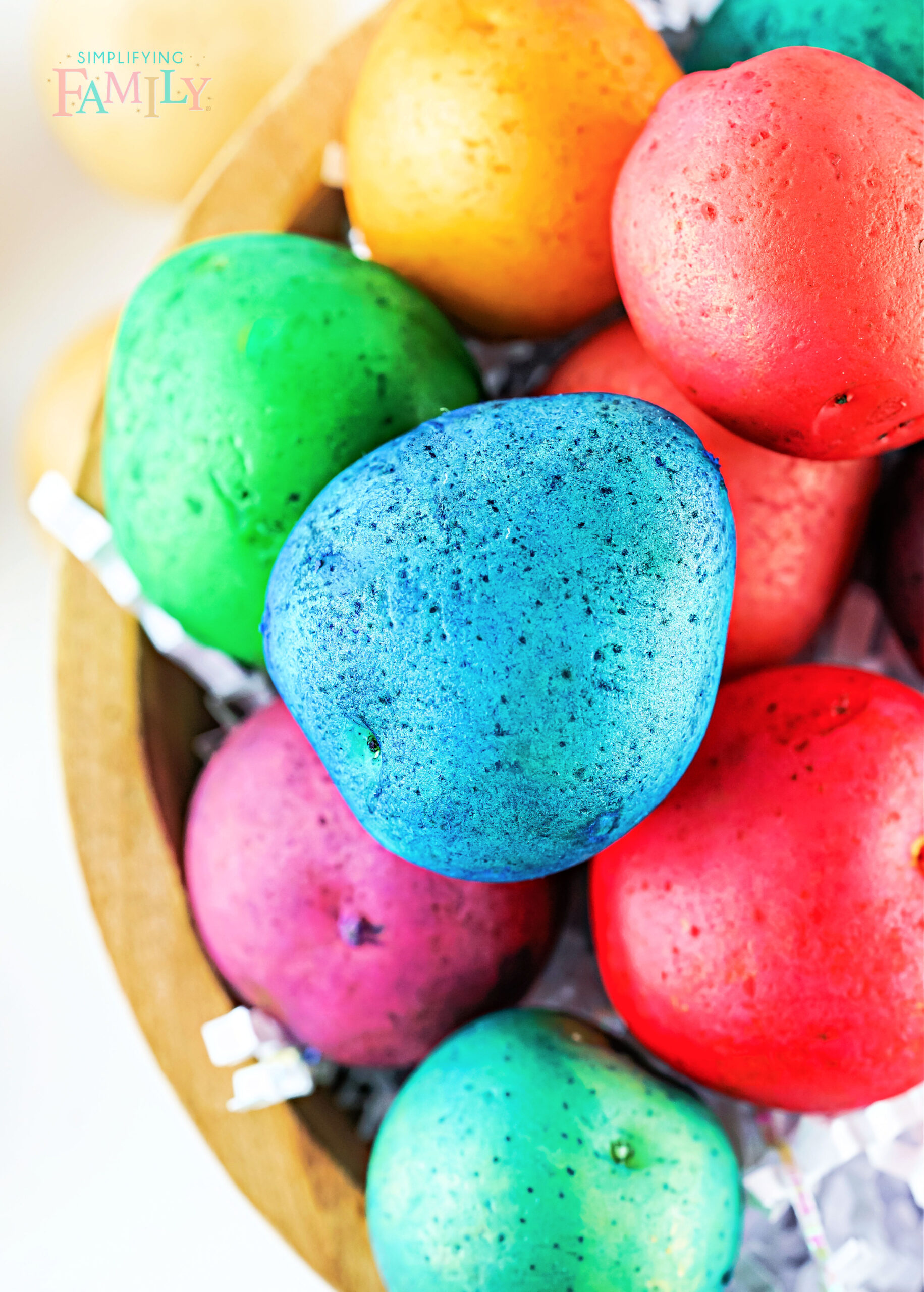 Bright and Fun Dyed Easter Egg Potatoes An Easter Egg Alternative with 2 Ingredients
