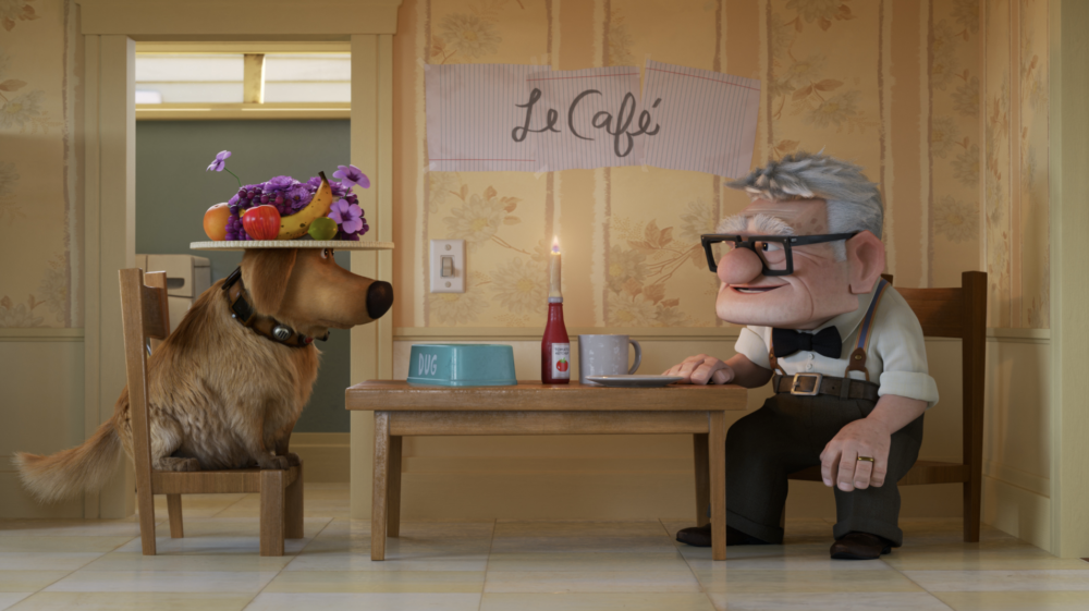 Carl's Date scene with Dug Pixar Short Film