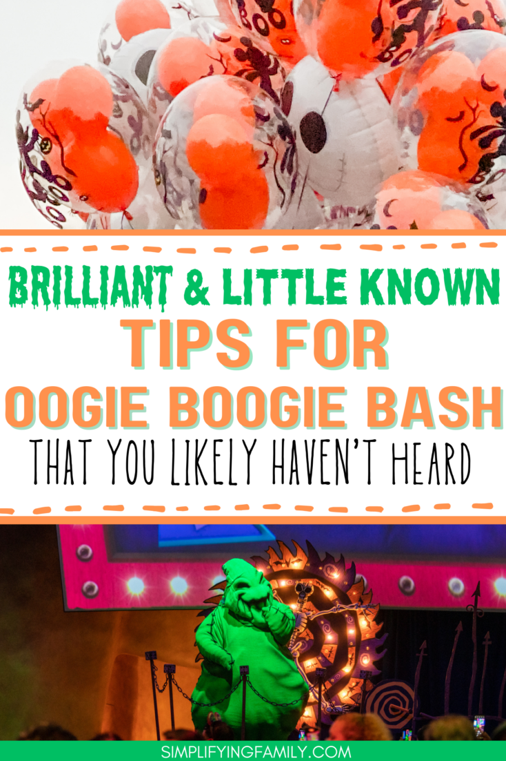 Tips for Oogie Boogie Bash