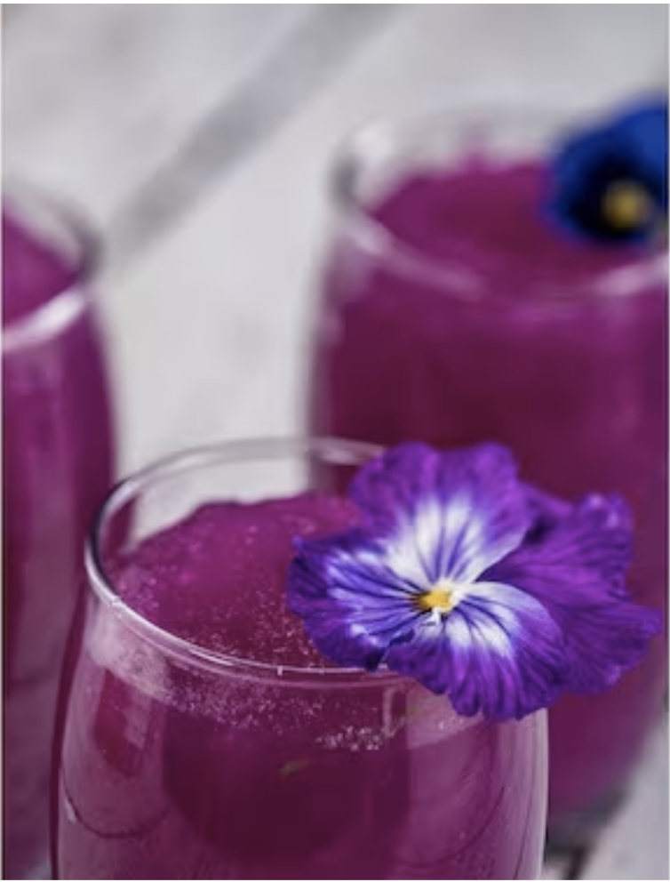 Frozen Dessert Violet Lemonade